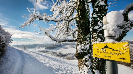 Winter Hiking on the Heart Trail in Bad Gleichenberg | © Thermen- & Vulkanland | Harald Eisenberger