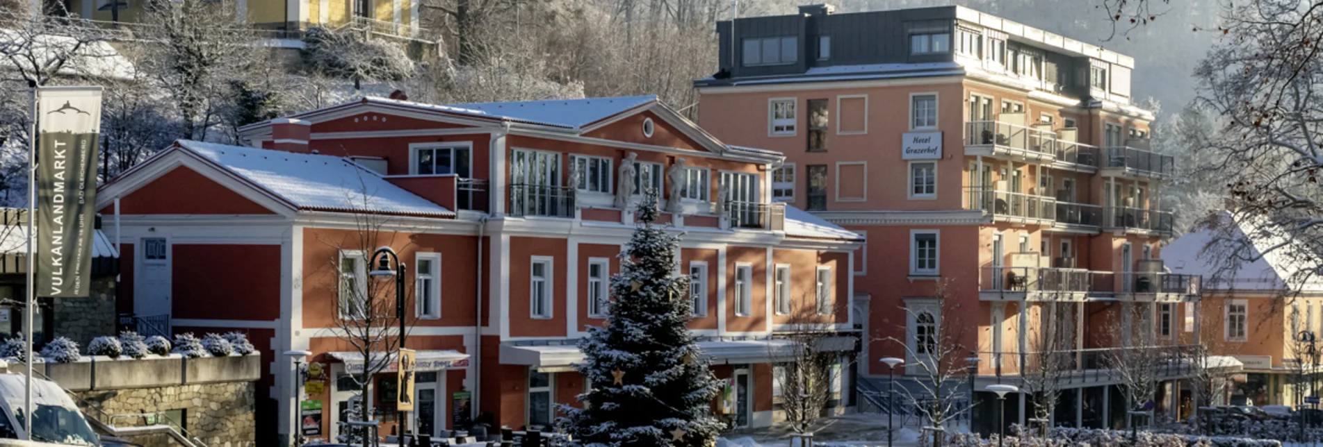 Winter in Bad Gleichenberg in the Thermen- & Vulkanland Styria | © Thermen- & Vulkanland | Peter Siegel