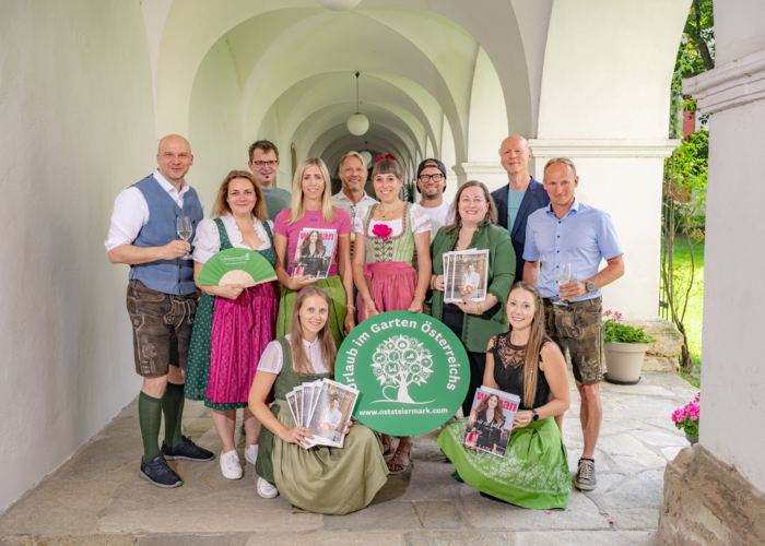 Pressetermin Oststeiermark Magazin  im Schloss Pöllau | © Oststeiermark Tourismus | TV Oststeiermark, Rene Strasser