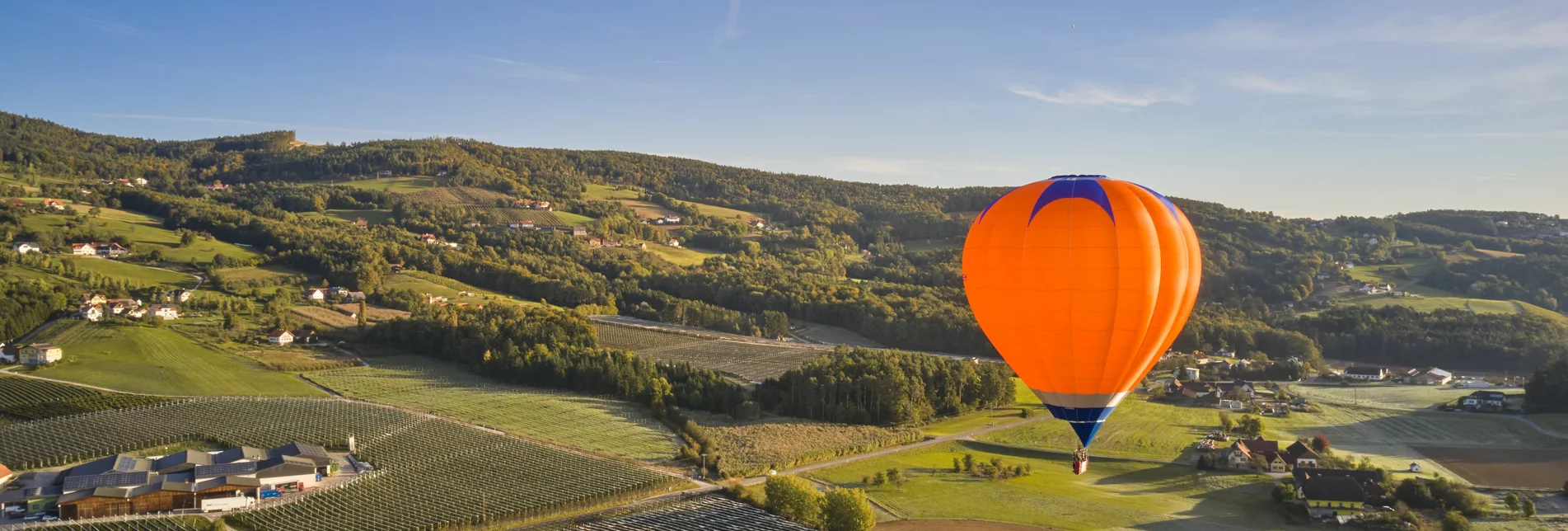 Hot air balloons in Stubenberg in Eastern Styria | © Oststeiermark Tourismus | Lang-Bichl - RKP
