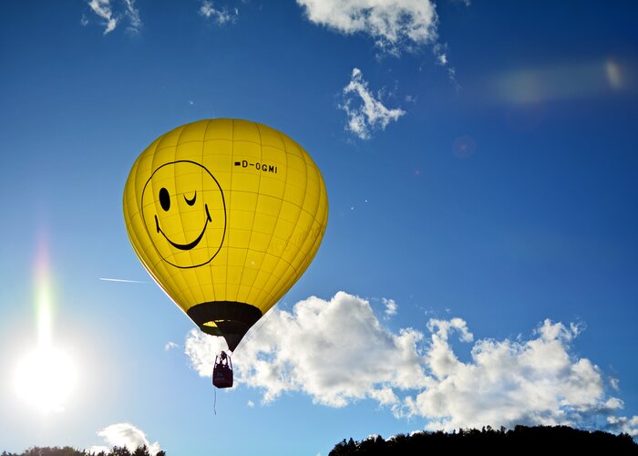 Ballonstartplatz in Puch bei Weiz in der Oststeiermark | ©  Oststeiermark Tourismus | Christian Strassegger