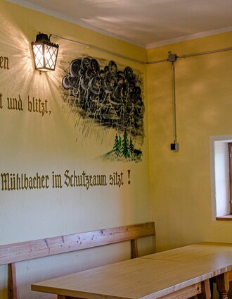 Schutzraum in der Mühlbacher Hütte (c)TV Region Graz-Mias PhotoArt | Meike Brucher | © Region Graz