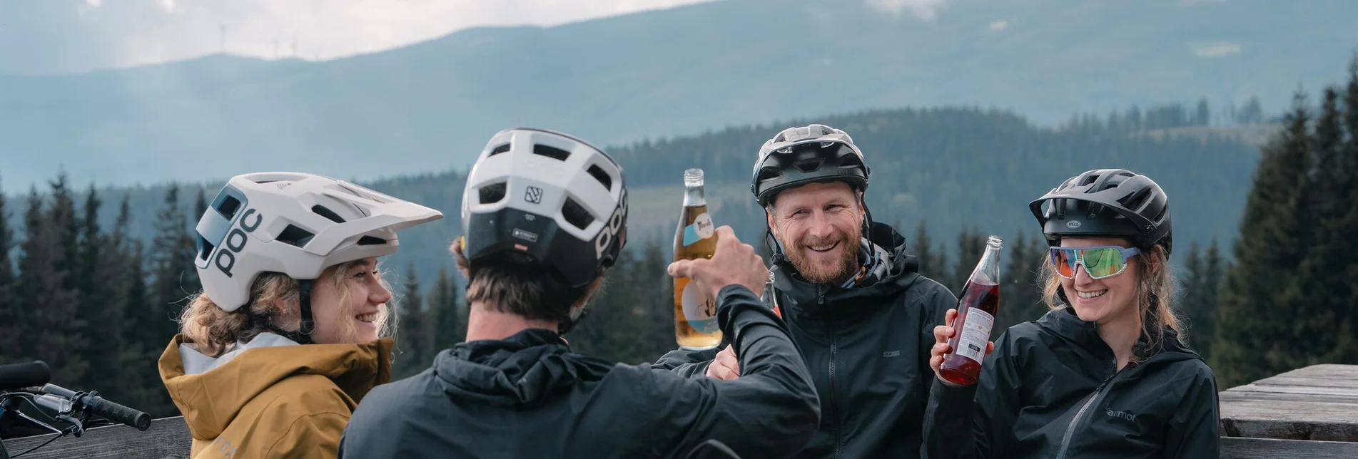 Mountain Biking Styrian Wexl Trails - feeder road St. Lorenzen am Wechsel in the direction of Glatzl Trahütten Alm - Touren-Impression #1 | © Verein Tourismusentwicklung Steirischer Wechsel