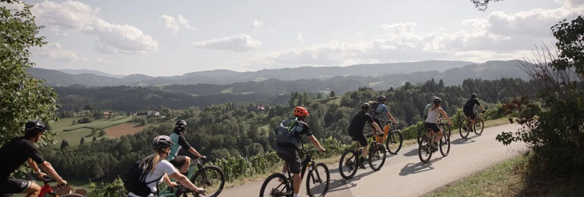 Mountain Biking Über die Drau nach Sv. Anton - Touren-Impression #1 | © Schilcherland Steiermark