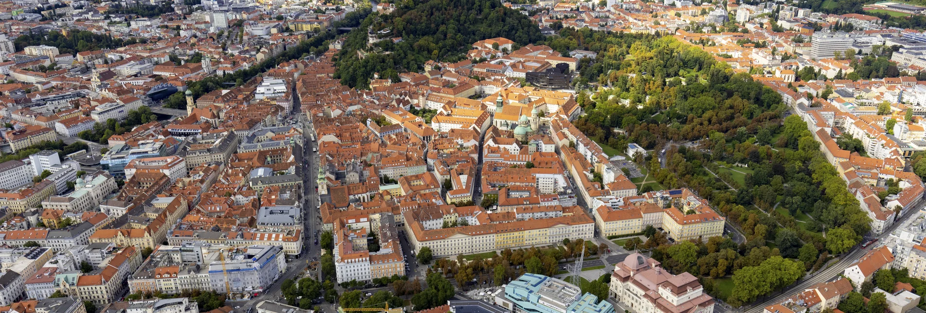 Graz aus der Vogelperspektive | © STG | Harry Schiffer