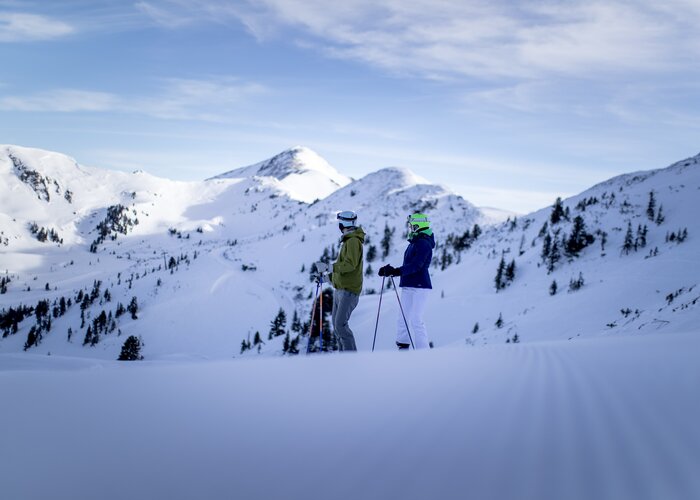 Skifahrer auf der Planneralm | © STG | Tom Lamm