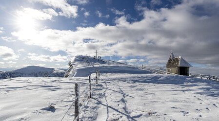 Skitour auf der Frauenalpe mit Apollonia-Kapelle | © STG | Tom Lamm