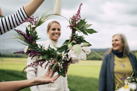 finished decorative wreath_Pöllau_Eastern Styria | © Bernhard Bergmann