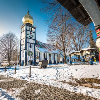 St Barbara's Church in winter  | © Lipizzanerheimat-Die Abbilderei