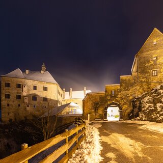 Tor zur Burg Rabenstein im Winter | © Region Graz-Harry Schiffer