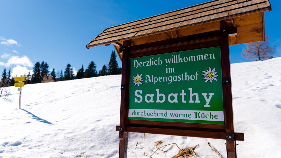 Sabathy-Schild-Murtal-Steiermark | © Almidylle Sabathy