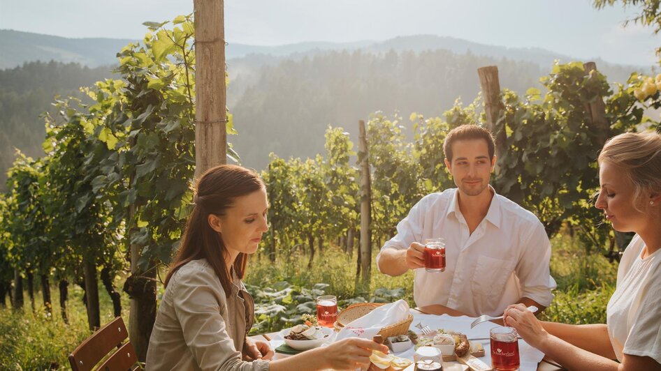 Die Jause im Schilcherland genießen | © TV Südsteiermark - Lupi Spuma