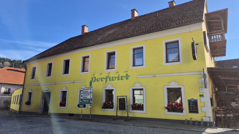 Gasthof Dorfwirt Aussenansicht | © Tourismusverband Murau