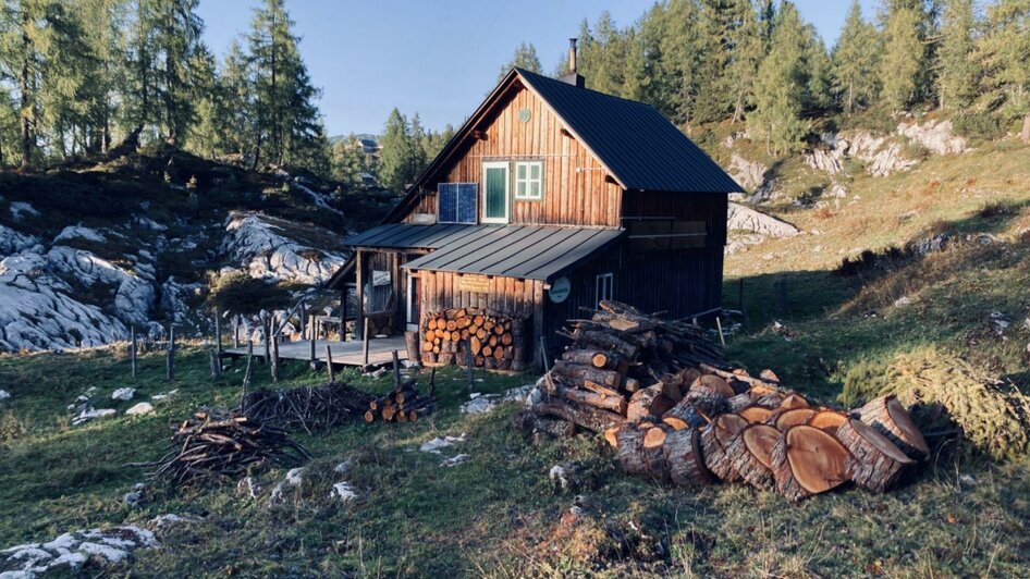Henneralmhütte, Grundlsee, Holz | © Naturfreunde Bad Aussee