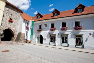 Eingang Informationsbüro und Blasmusikmuseum | © Holzwelt Murau