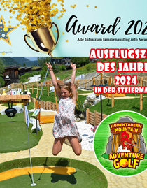 MountainAdventureGolf-Award-Murtal-Steiermark | © Mountain Adventure Golf | Mountain Adventure Golf | © Mountain Adventure Golf