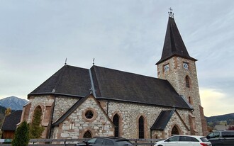 Pfarrkiche, Altaussee, Außenansicht 2 | © Stephanie Bor