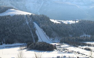 Skiflugschanze Kulm im Winter, Tauplitz | © TVB Ausseerland Salzkammergut/Kolb