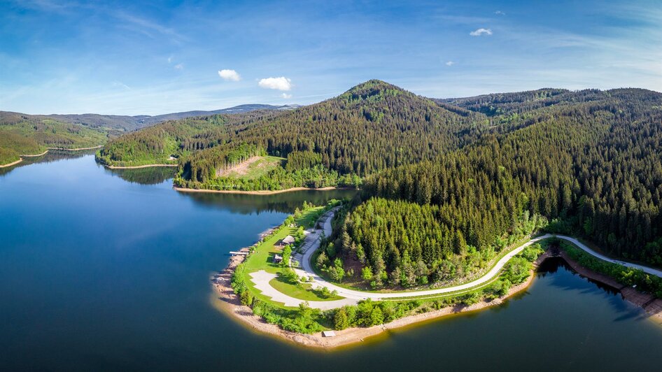 Luftaufnahme Stausee Soboth | © P.Kremser