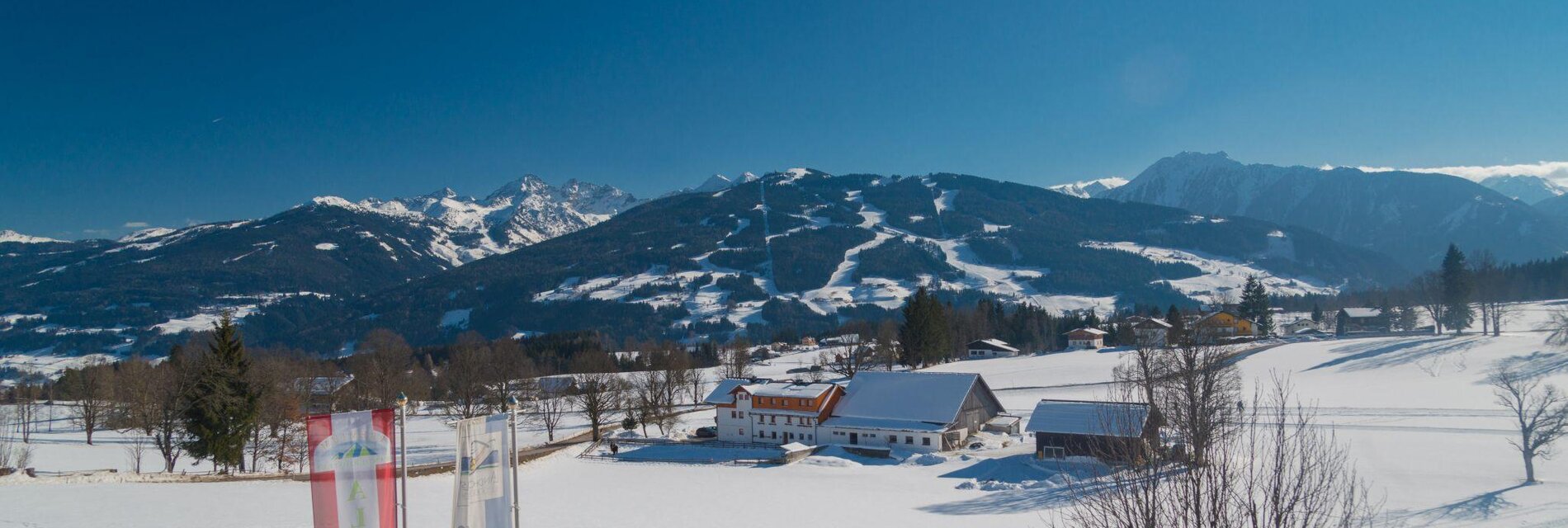 Ausblick vom Hotelzimmer nach Süden