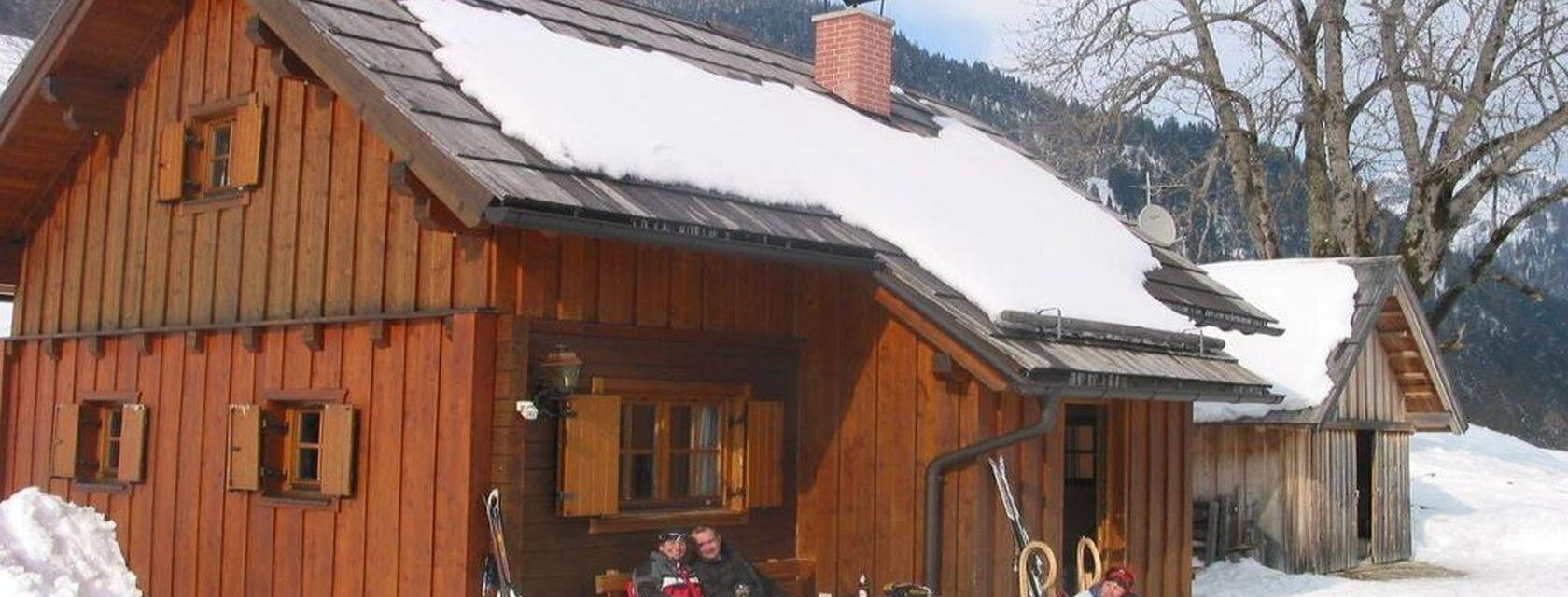 Egghartguthütte im Winter, Tauplitz