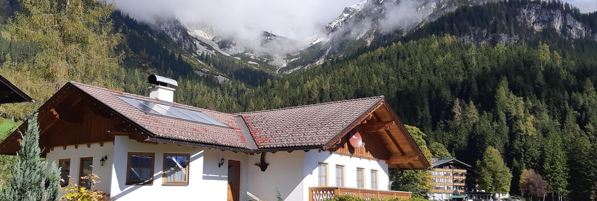 Ferienhaus Sigrid, Blick Richtung Guttenberghaus