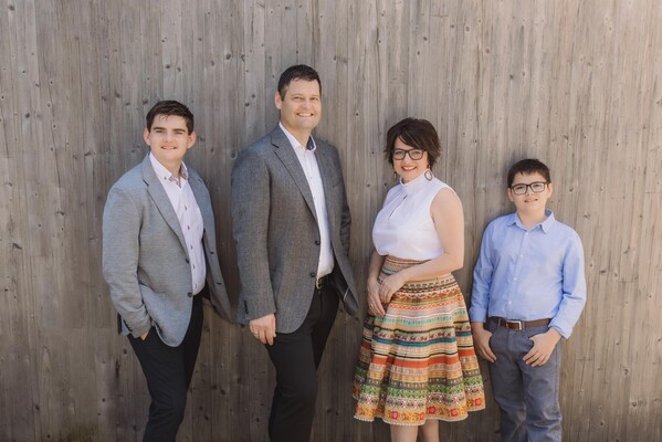 Familie Muster - Stefan, Andreas, Michaela, Christ | © Karin Bergmann