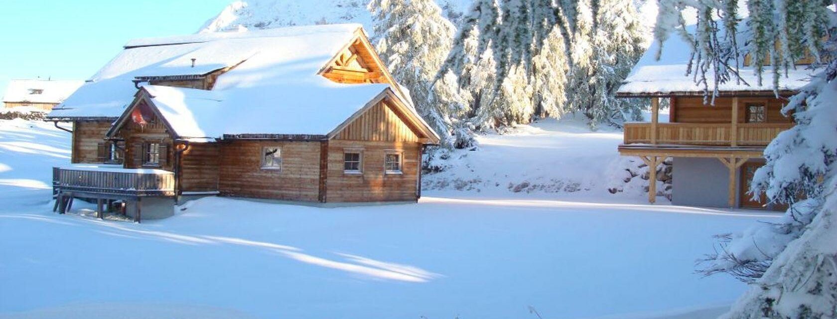 Thomahofhütte, Tauplitzalm, Winterlandschaft