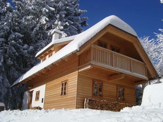 Haus im Winter