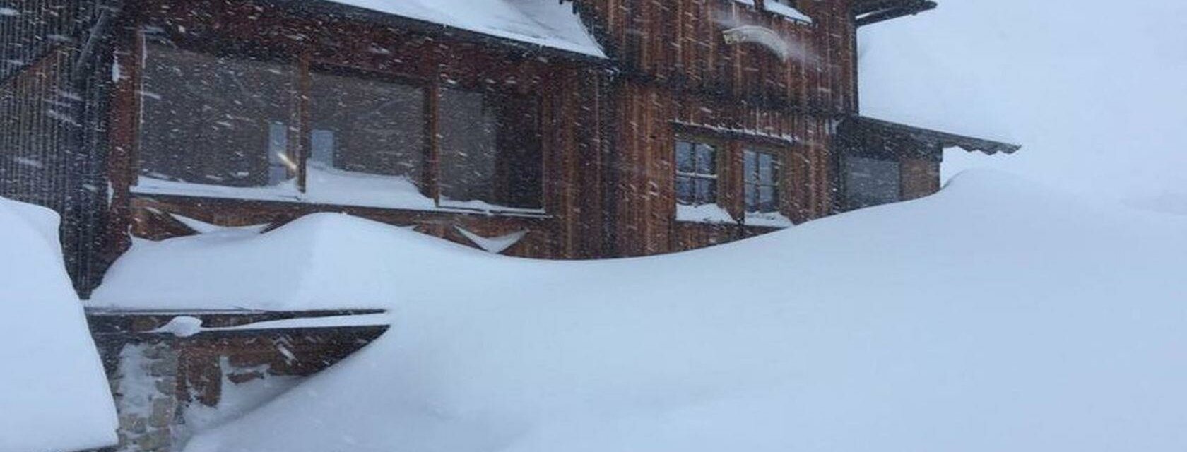 Popphütte im Winter, Tauplitzalm