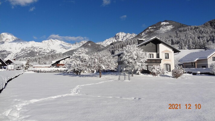 Unser Haus im Winter