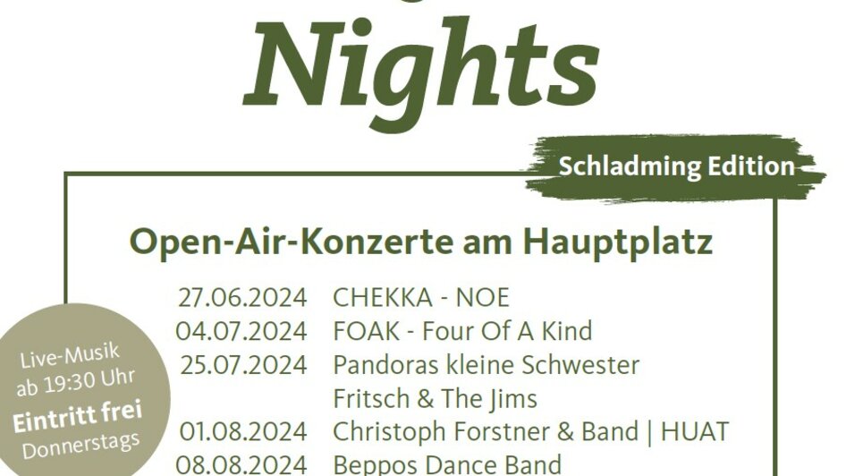 Schladming-Dachstein Nights | Christoph Forstner & Band | HUAT - Impressionen #2.3